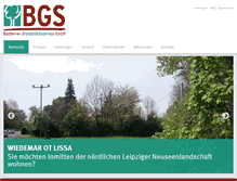 Tablet Screenshot of bauplatz-leipzig.de